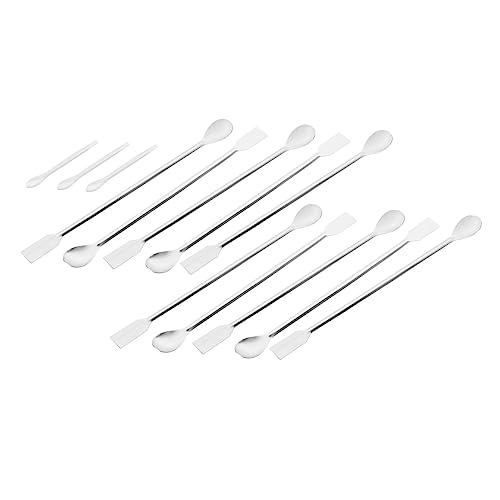 FUNOMOCYA 13-Piece Stainless Steel Sampling Set Measuring Scoop for Food Liquids