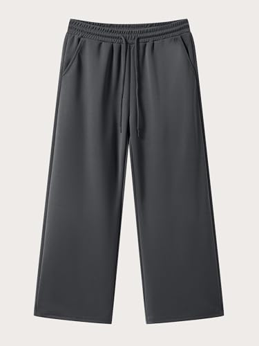 Image of JMIERR Men's Casual Baggy Pants Lightweight Wide Leg Lounge Travel Pants Streetwear with Pockets
