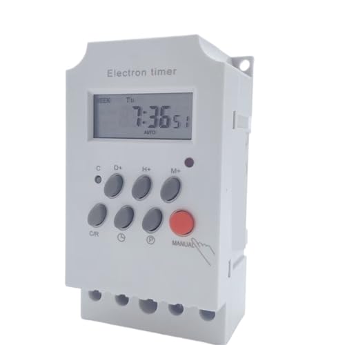 Minuterie programmable numérique rail Din ordinateur LCD KG316T-II 220V