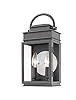 Artcraft Lighting AC8221BK Transitional Two Light Outdoor Wall Mount from Fulton Collection in Black Finish, 6.00 inches, 12.50x6.00x4.50 #3