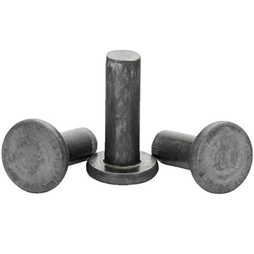 Rivets à tête plate solides M5 anti-vibration pour liaisons de 30mm - 4