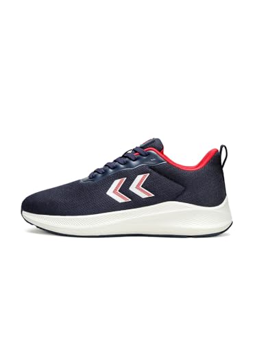 Image of hummel Ultralite Lace Up Sports Shoes for Men with Lightweight TPR Sole Comfortable Breathable and Slip Resitant Ideal for Running Walking Gym Trekking Hiking