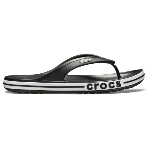 Crocs Unisex Erwachsene Bayaband Flip Flip, Black/White, 41/42 EU