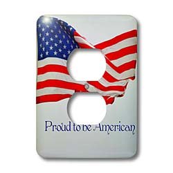 Bouchon de prise pour masquer les fiches doubles motif drapeau usa