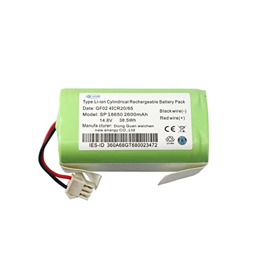 CAESEAYORK Bateria de substituição 14,4V 2600mAh para Eufy RoboVac 11, 11C, 11S, RoboVac 15C, Deebot N79 N79S - 2 plugues de fios