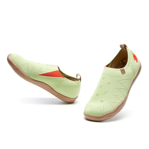 UIN Women's Art Travel Shoes Slip On Loafers Comfort Lightweight Fashion Soild Sneaker4