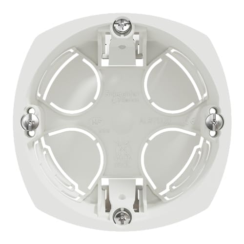 schneider electric multifix boîte d'encastrement Ø 67mm prof 40mm 1 poste imt35914