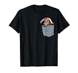 Goat Pocket Baby Goat Peeking Funny Goat Tee shirt Animal T-Shirt