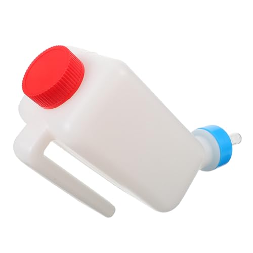 UKCOCO Biberón de Alimentación para Corderos y Terneros Contenedor de Leche para Mascotas Diseño de Único de Limpiar Sin Fugas para Animales Pequeños
