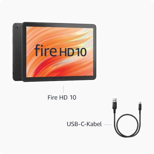 Zertifiziert und generalüberholt Fire HD 10-Tablet, brillantes 10,1-Zoll-Full-HD-Display, Octa-Core-Prozessor, 3 GB RAM, bis zu 13h Akkulaufzeit, 32 GB, schwarz, mit Werbung 5
