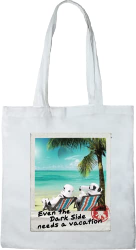 Stampato in Francia Star Wars Borsa unisex Bwswclabb010, bianco, 38 x 42 cm, Utility