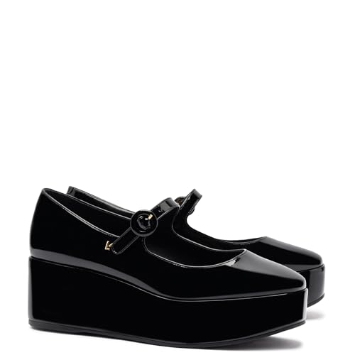 Blair Flatform In Black Patent Leather2