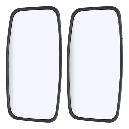 Außenspiegel 42 x 20 cm Rückspiegel Seitenspiegel Ersatzspiegel Aussen Spiegel mit Gehäuse links und rechts für LKW Bus Traktor Bagger Baumaschinen Transporter Wohnmobil Landmaschinen universal