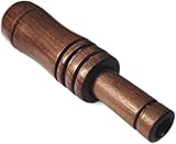 BLUE DRAGONFLY Wooden Duck Call for Hunting, Realistic Sounding Whistle for Luring Ducks Mallards Waterfowl Drake, 5 x 1.18 Inches, Great for Amateur and Experienced Hunters