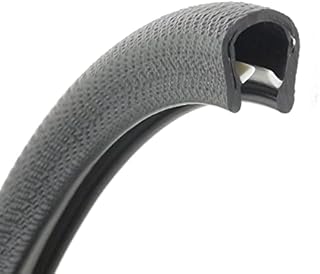 The Metal House Extra Large black rubber car edge protective trim 14mm x 16mm