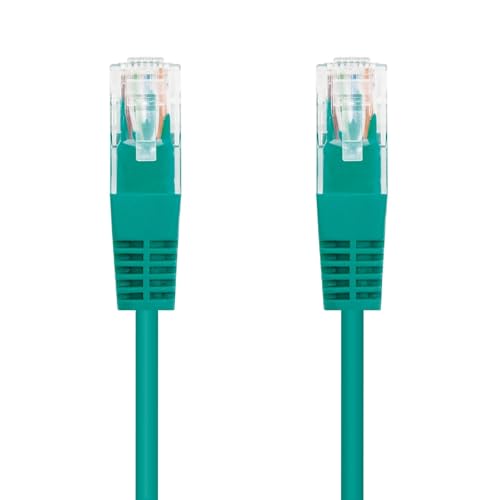 Cable Patch Cord Ethernet Cat6 UTP Verde 30 cm miniatura 2