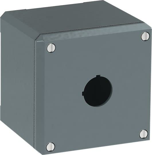 Boîtier modulaire ABB finition gris aluminium en métal durable