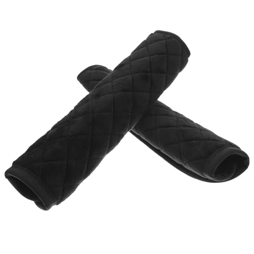 Beavorty 2 piezas Almohadilla Protectora Suave para Cinturón de Cubierta con Cierre de Gancho y Cojín de Hombro Anti-fatiga para Mochilas y Bolsos de Negras Cuadros