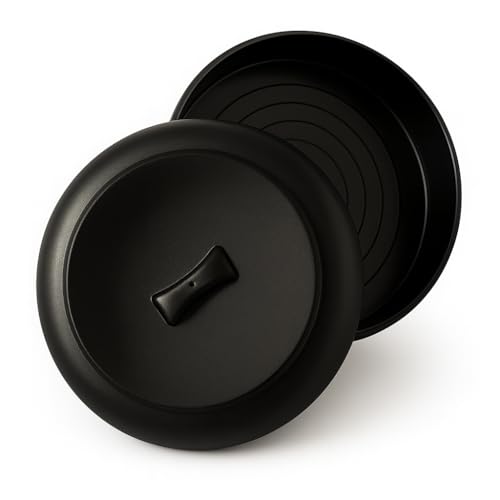 DREAMCO SUPPLIES Tortillero Microwavable Tortilla Warmer-Keeper with Lid – Insulated Plastic Tortilla Holder, Dishwasher Safe – Keeper for Home and Restaurant Use (Black)