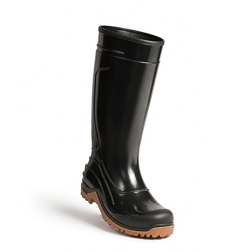 Image of Hillson Plus HP01 Gumboot | 100% Waterproof, Dual Density Sole, Anti-Skid Rainboot | Ideal For Monsoons, Fisheries, Farming, Paddy Fields, Food Industry | Size 08 UK /INDIA