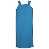 Dieses schlichte Schürzenkleid aus Baumwoll-Canvas ist nach historischen Vorbildern gerade geschnitten. Im Gegensatz zu anderen Schürzenkleidern ist 