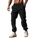 GDGTBNH Ropa Hombre Ofertas Pantalon Cargo Hombre Ropa Militar Hombre Cubre Pantalon Impermeable Pantalones Hombre Cazo Cocina Pantalon Corteiz Pantalones Chinos Hombre Pantalones Negro XL