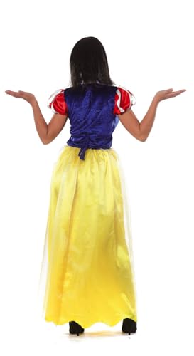 Robe de Contes et Fées Guirca Jaune et Bleu pour Costume Princesa del Bosque - 2