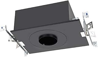 WAC Lighting R4RNT-15EM Volta - 17.69 Inch 15W 1 LED Recessed Housing for Round Trim with Emergency Backup Battery