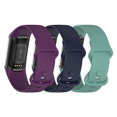 Panda Bobo Compatible with Fitbit Charge 5 Charge 6 strap Replacement Band Classic Wristband Women Men Small large (Large