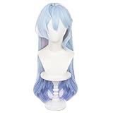 ZGNGLIZ Anime Cosplay Wig for Game Honkai Star Rail Robin Cosplay Wig Long Purple Red Hair for Girls and Women with Free Cap