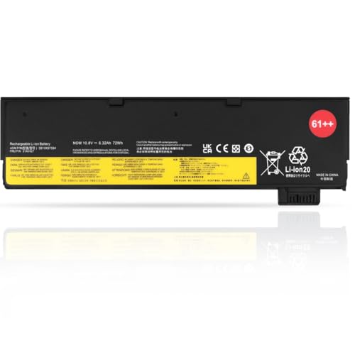 KXRSII 61++ 01AV492 01AV427 01AV428 Batería para Lenovo ThinkPad T470 T480 T570 T580 P51s P52s A475 A485 TP25 Serie SB10K97584 SB10K97585 4X50M08812 10.8V 72Wh