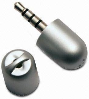 Silver Exeze MM1 Mini Microphone for iPod nano, iPod classic, iPod touch, iPhone 3G and iPhone 3GS