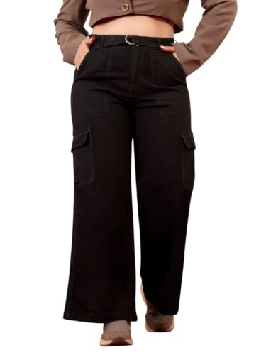 Image of Miss Chase A+ Women's Bootcut High Rise Regular Length Stretchable Denim Jeans