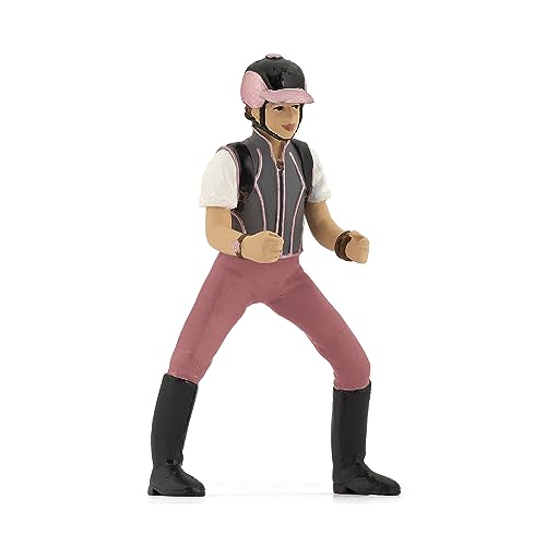 PAPO -Handbemalt - Figuren -Pferd, Fohlen und Ponys -Junge Reiterin...