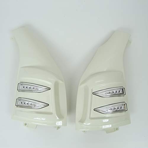 【パーツヤードオンリーワン】トヨタ用 ハイエース 200系 1型 2型 3型 4型 交換式 パール ホワイト LED フェンダーパネル フロント ピラー コーナーパネル ガーニッシュ ウインカー ポジション オレンジ ホワイト ハイエース200 r