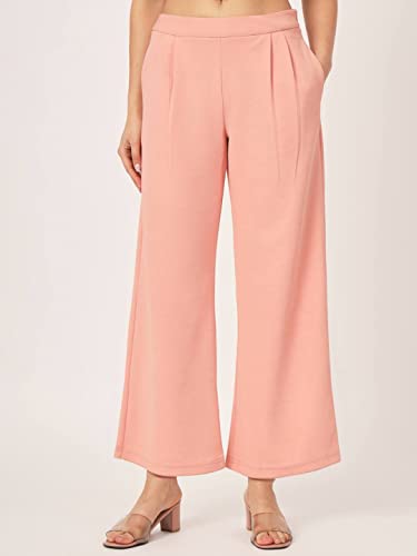 Image of BEATNIK Women Casual Solid Square Neck Crop Coords Set