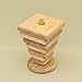 Free Shipping Natural Handmade Educational Cubes, PY51 Wooden Stacking Stacker Pyramid Montessori and Waldorf Inspired Lotes Toys Baby Gift with 7 Parts