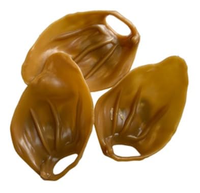 Mak's Patch Vegan Dog Treats - Peanut Butter Pigs Ears 15cm/52g - Box of 14 Treats