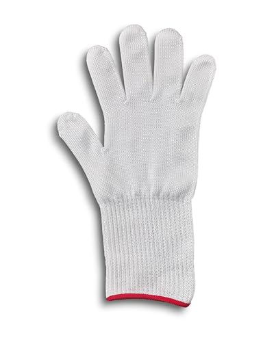 Victorinox guante protector Light, guante de trabajo, para mano de cuchillo, corte seguro, catering, L, blanco