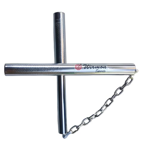 Image of Red Hate Stainless Steel Nunchaku Chen Xi for Martial Arts Pack of 1