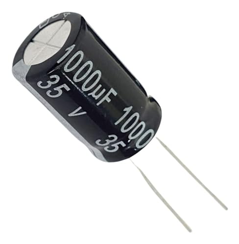 Capacitor Eletrolítico 1000uF 35V - Kit 10 Peças