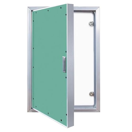 Trampilla e inspección con marco de aluminio y panel de acceso de yeso liso 2