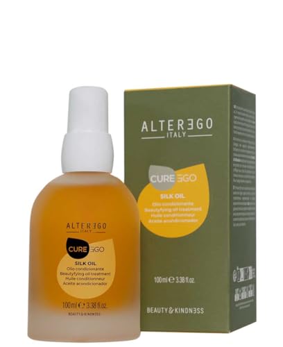 Alter Ego CurEgo Silk Blend Oil, 100ml - Frizzy Hair Oil with High Gloss, HAIR_STYLING_AGENT, 100 ml (Pack of 1) - Image 2