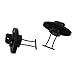 TAODAN 2PCS 17211-3 Drain Plug and Receiver Kit 26x57mm Black ABS Plastic Kayak Accessories Suitable for Canoes and Boat