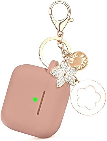 Case for Airpods Pro 1st 2nd Generation - VISOOM Airpods Pro 1/2 Cases Cover Women Silicone iPod Pro 2 Earbuds Wireless Charging Case Girl Bling Keychain for Apple Airpod Gen Pro 2