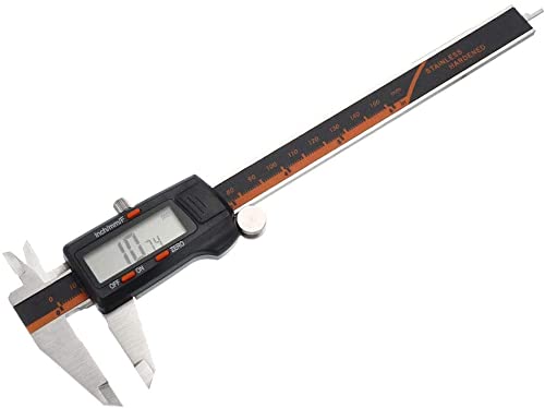 Pied à coulisse numérique outil de mesure 150 mm acier inoxydable pour profondeur