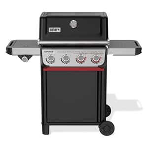 Weber Spirit E-435 Gasgrill, Schwarz, 4 Brenner, mit Sear Zone