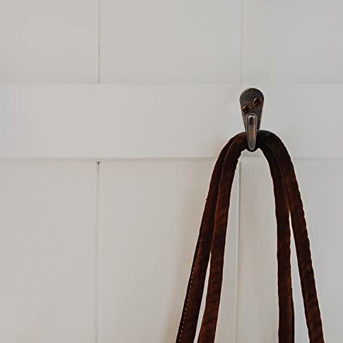 5 Piece Single Prong Robe Hook, Farmhouse Coat Hooks Oil-Rubbed Bronze #TOP3