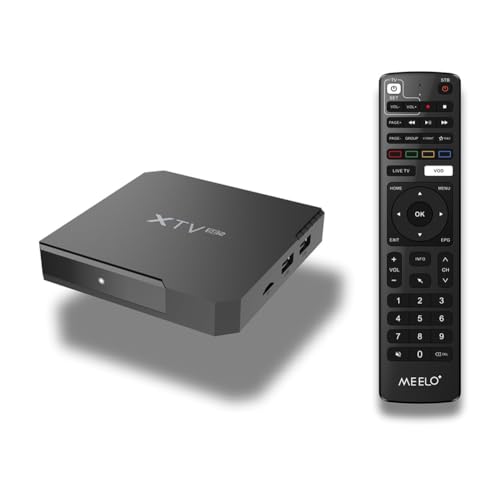 ISKDJBJG XTV SE2 Lite Smart Android TV Box 4K Ultra HD 2.4 y 5G Reproductor Multimedia WiFi Dual LAN 100M Amlogic S905W2 AV1 Enchufe Europeo