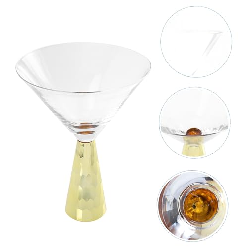 Coupe à vin polyvalente à base dorée, l'accessoire élégant à offrir